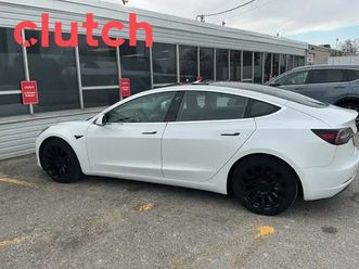 2018 tesla model 3 long range awd w/ heated front seats, bluetoo
