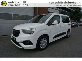opel combo tour 1.2 turbo l1h1 edition 7persoons - 5 stoelen apple carplay - android - bluetooth - airco - cruise - dab+ 2 schuifdeuren