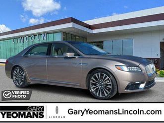 used 2019 lincoln continental reserve