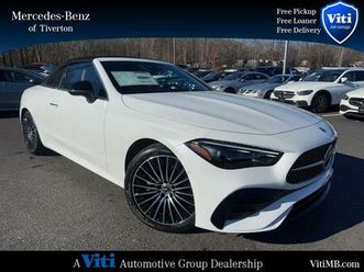 new 2026 mercedes-benz cle 300 4matic cabriolet