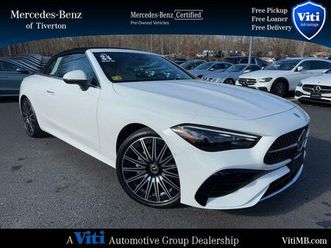 certified 2024 mercedes-benz cle 300 4matic cabriolet