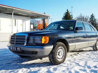 mercedes-benz 500 sel w126 (1983), ex-diplomatenfahrzeug mit nur einem halter, nur 66.728 kilometer, sehr gute ausstattung