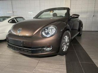 ② vw new beetle brun métallisé cab 1.2 tsi tva déductible — volkswagen — 2ememain