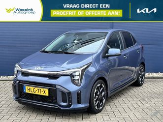 kia picanto 1.0 dpi 67pk 4-zits gt-line schuifdak | navigatie | leder camera | stoel en stuurverwarmig