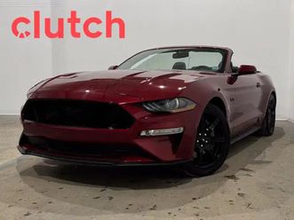 2019 ford mustang gt premium convertible w/ cruise control, blue
