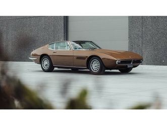 1969 maserati ghibli 4.7 coupe vente aux enchères
