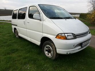 toyota hiace 4x4 2.4 uszkodzony silnik kraków stare miasto • olx.pl