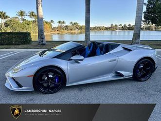 used 2021 lamborghini huracan evo spyder
