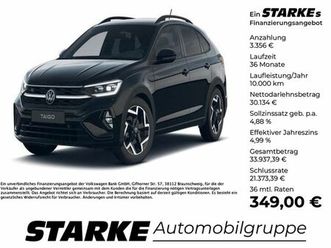 volkswagen taigo 1.5 tsi dsg r-line ahk navi led kamera pd