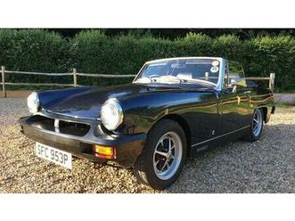 1976 mg midget bleu manuel, 5 vitesses conduite à droite...
