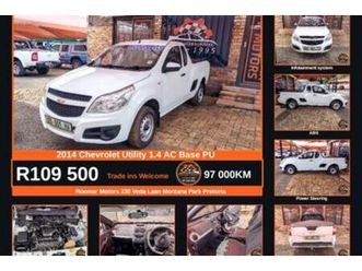 2014 chevrolet utility 1.4 a/c