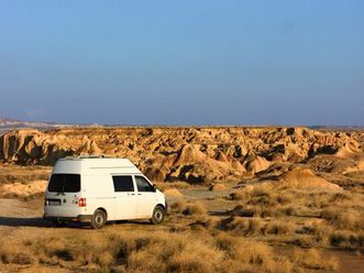 vw t5 camper mit hochdach, solar, standheizung, klima, atm
