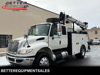 2014 international 4300 mechanic's service truck w/ 7500lb crane