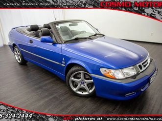 2000 saab 9-3 2dr convertible viggen manual w/black top