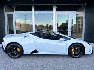 2021 lamborghini huracan evo spyder