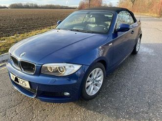bmw 125i cabrio m-paket le mans blau met.