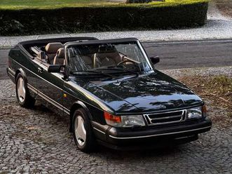 saab 900 2.1 16v cabriolet vert scarabé
