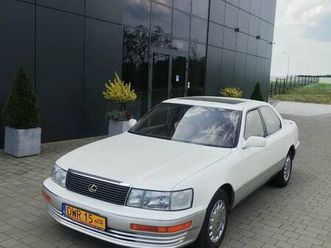 lexus ls400 1uz-fe bezwypadkowy japońska legenda biala perla nakamichi blaszki - sprzedajemy.pl