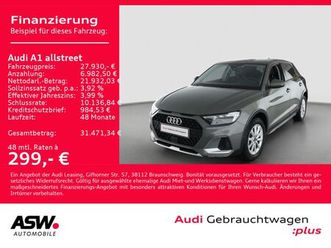 audi a1 allstreet 30tfsi stronic navi led acc klima