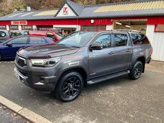 2021 toyota hilux invincible x d/cab pick up 2.8 d-4d auto rear canopy low mileage good spec pic...