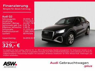 audi q2 s line 35tfsi stronic navi led rfk leder shz