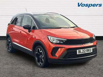 2022 vauxhall crossland 1.2 turbo [130] ultimate 5dr auto hatchback petrol automatic