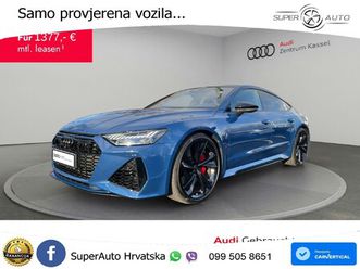 audi rs7 sportback 4.0 tfsi quattro 600 ks, acc+pano+360°+gr sjed+key+virt+lane