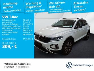 t-roc 1.0 tsi goal navi led dab+ frontassist