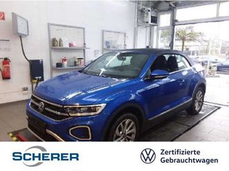 t-roc cabriolet style 1.0 tsi, acc, shz, led+, parkassist, winterpaket
