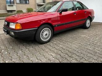 audi 80 b3 1.9e h-kz. mbk sd malvenrot ly3e oldtimer