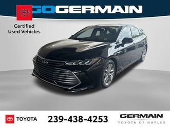 certified 2019 toyota avalon xle