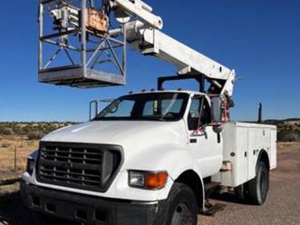2000 ford f650 bucket / boom truck altec 33ft