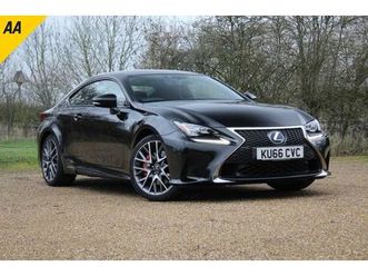 lexus rc 2.5 300h f sport automatic black 2016