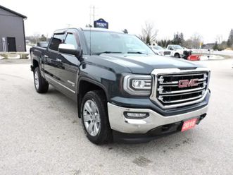 2018 gmc sierra 1500 slt 5.3l 4x4 leather new tires only 131000