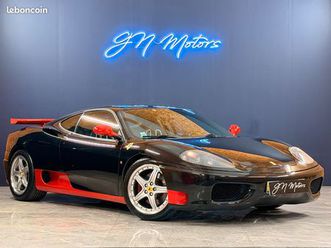 ferrari 360 modena f1 - siéges f1 carbon avec harnais - aileron novitec rosso -
