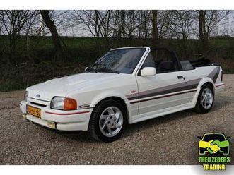 ford escort cabrio - 1.6 xr3 inj. met unieke km-stand, oldtimer