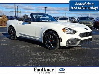 used 2020 fiat 124 spider abarth w/ convenience group easton pa 18045
