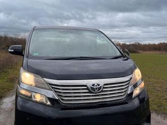 toyota vellfire 2.4 trd / alphard 170 ps 7-sitzer