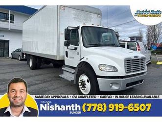 2019 freightliner m2 26' box + liftgate + cvi completed