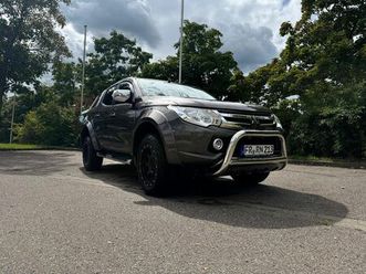 mitsubishi l200 - top - 3,5 to ahk, doka, 4wd, klima, tüv neu