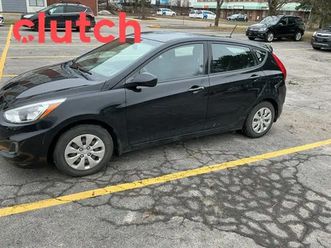 2017 hyundai accent gl hatchback w/ heated front seats, bluetoot