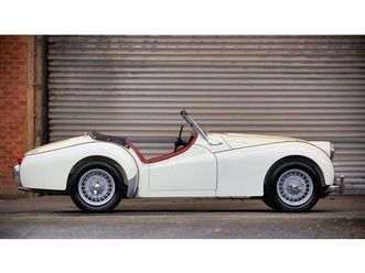 1955 triumph tr2 blanc manuel, 4 vitesses conduite à gauc...