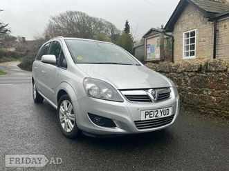 vauxhall zafira 2012