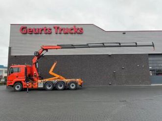 man tgs 35.480 8x4 tridem + 20 ton haakarm + hmf 3220-k6 kra — vrachtwagens — marktplaats