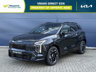kia sportage 1.6 t-gdi 239pk hybrid at6 gt-line | stoelverwarming voor + achter | stuurverwarming | schuif- kanteldak | direct leverbaar