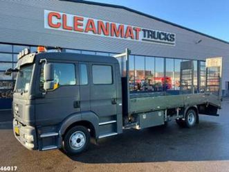 man tgl 12.220 machine transporter + hydraulic ramps — vrachtwagens — marktplaats