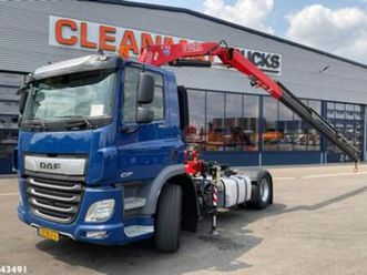 daf ft cf 370 euro 6 fassi 15 tonmeter laadkraan (bj 2018) — vrachtwagens — marktplaats