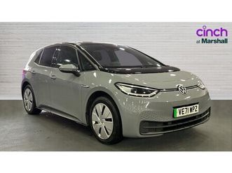 volkswagen id.3 150kw family pro performance 58kwh 5dr auto