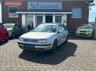 volkswagen golf 1.6 trendline variant, klima, shd