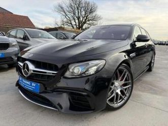 ② mercedes-benz e-class 63 amg s 4matic performance seats 360 — mercedes-benz — 2ememain